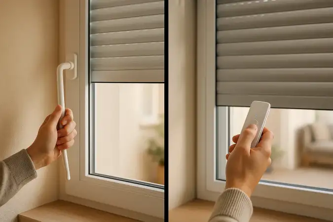 Choisir entre volet manuel et électrique